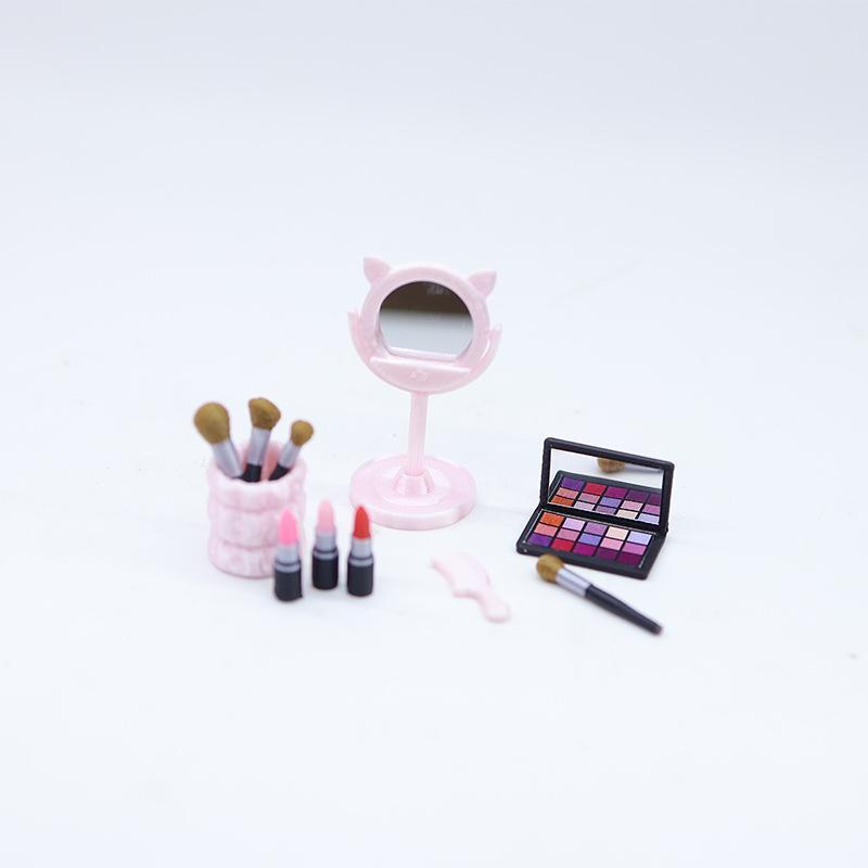 Women'S Vanity Accessories - 1개 미니어처 인형집 메이크업 브러시 장난감,