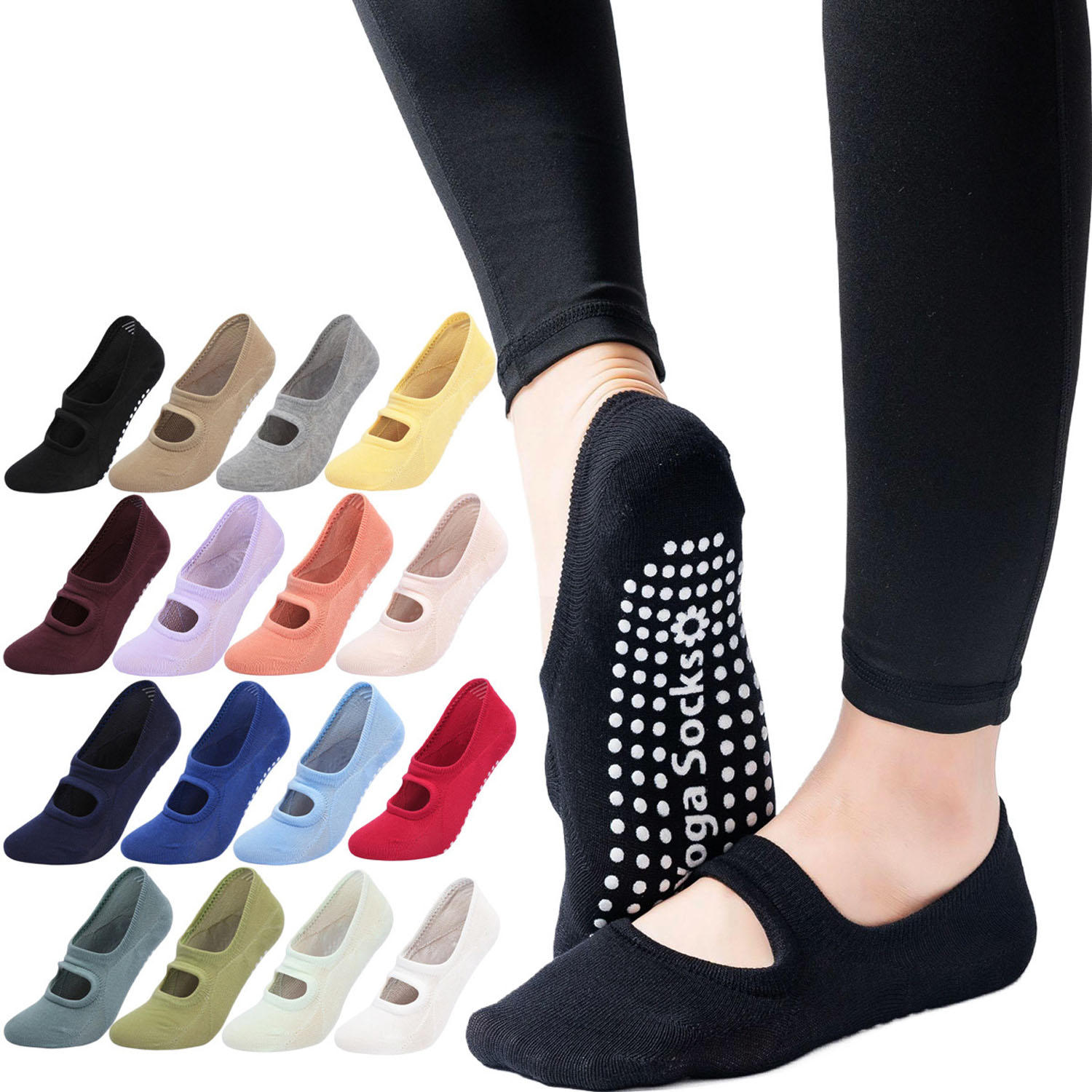 Women'S Ankle Accessories - 고품질 여성 요가 양말 미끄럼 방지