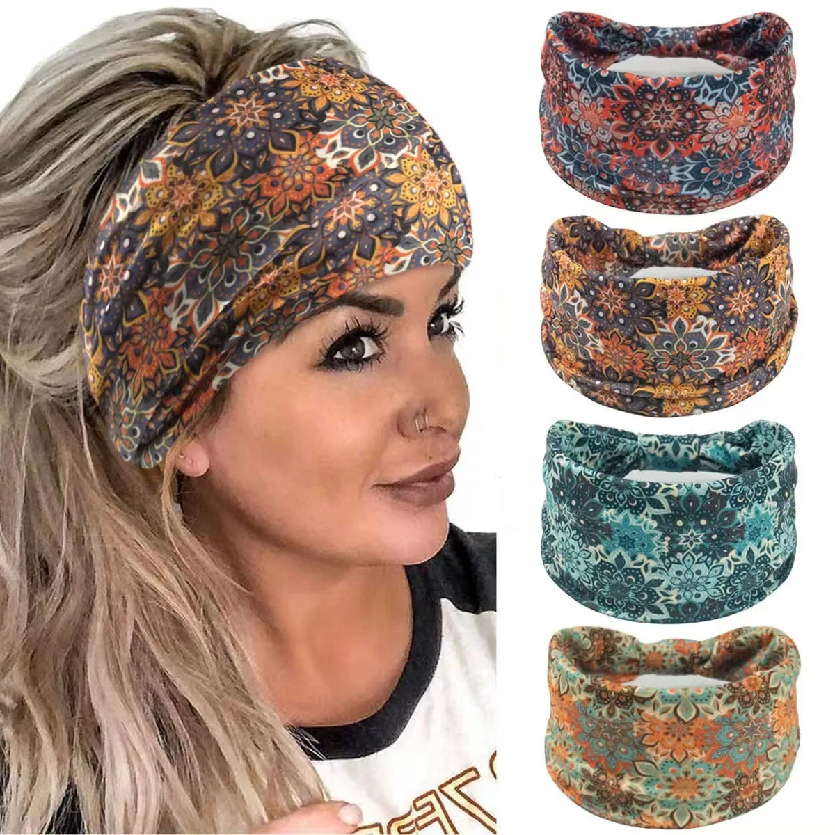 Women'S Yoga Accessories - 🌸 Boho 만다라 꽃 머리띠 |