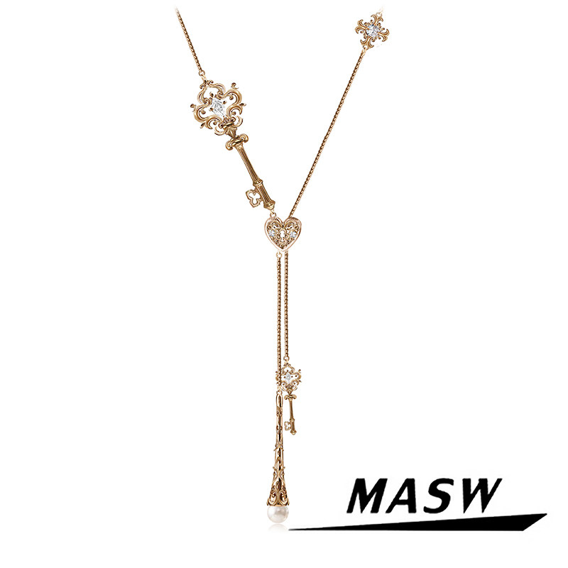 MASW 오리지널 디자인 빈티지 스타일 키 목걸이 여성 - Women'S Accessories Trends 2026 리뷰 및 가격