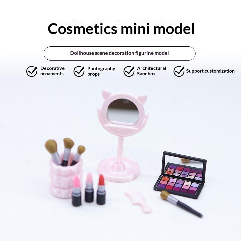 1개 미니어처 인형집 메이크업 브러시 장난감, 인형 놀 - Women'S Vanity Accessories 리뷰 및 가격