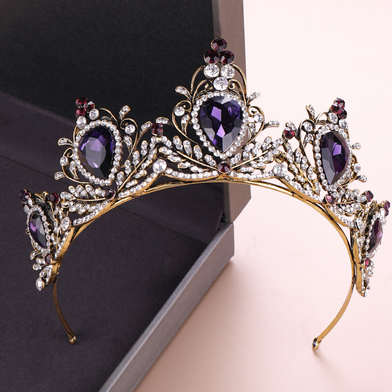 우아한 크라운 헤드피스 바로크 빈티지 티아라 웨딩 신부 - Women'S Wedding Accessories 리뷰 및 가격