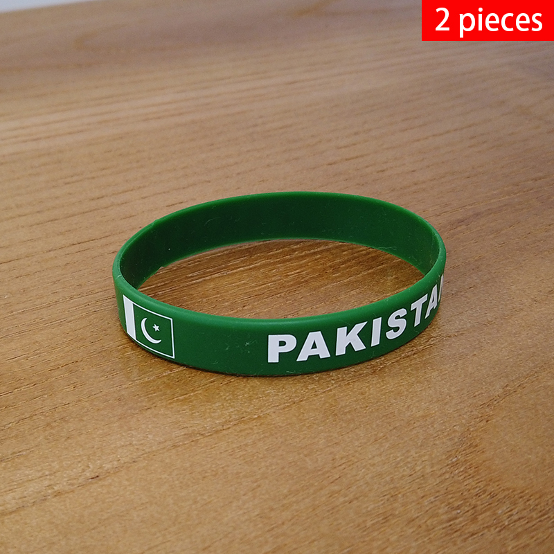 파키스탄 국기 손목 밴드, 스포츠 실리콘 팔찌, 남녀공 - Women Accessories Pakistan 리뷰 및 가격