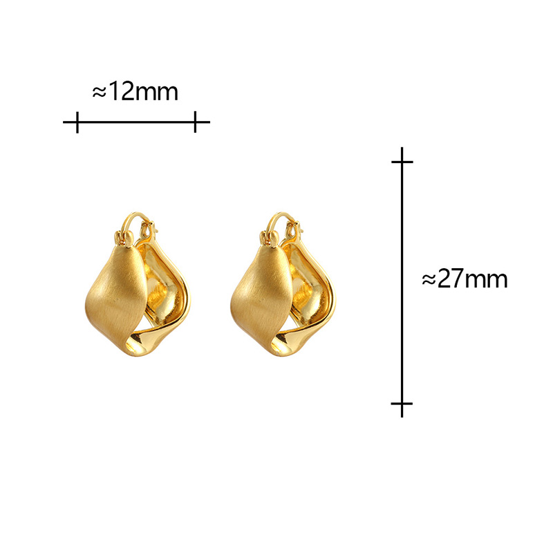 실버 컬러 개성 있는 꼬임 와이어 드로잉 잎사귀 후프  - Women Accessories Drawing 리뷰 및 가격