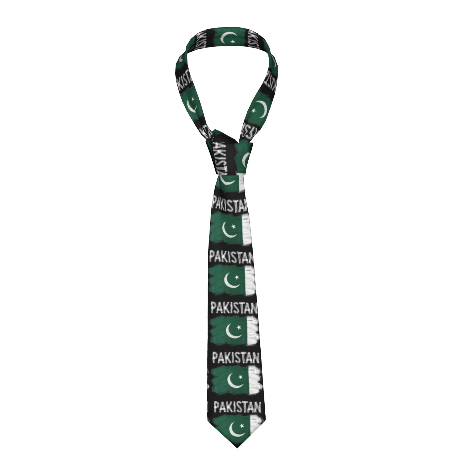 파키스탄 루트스 파키스탄 국기 넥타이 클래식 넥타이 남 - Women Accessories Pakistan 리뷰 및 가격