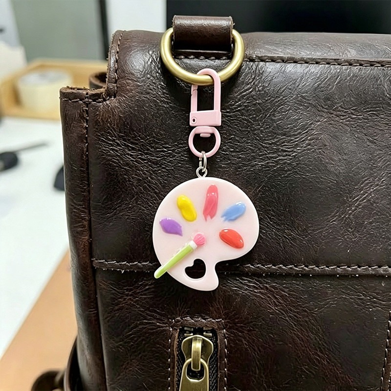 3개 세트 창의적인 레진 드로잉 보드 펜던트 키체인 여 - Women Accessories Drawing 리뷰 및 가격