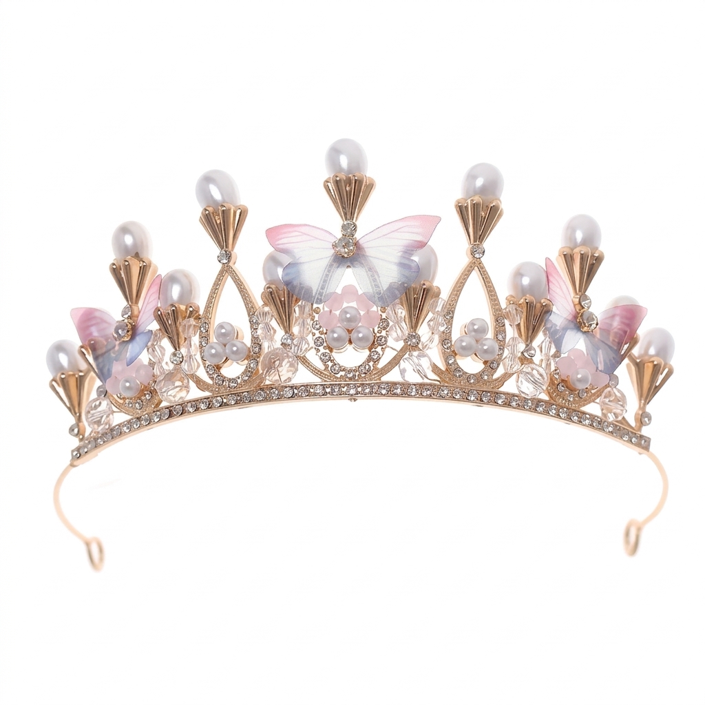 신부 왕관 헤드피스 라인스톤 진주 하프 크라운 웨딩드레 - Women'S Wedding Accessories 리뷰 및 가격
