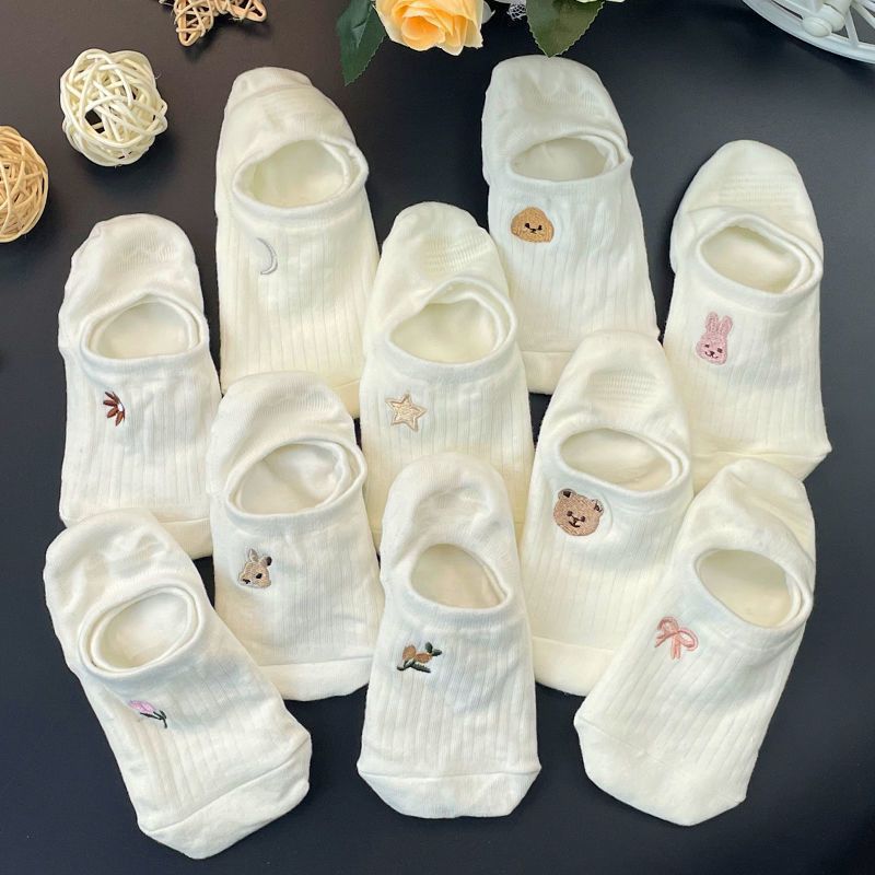 여름양말 귀여운 덧신양말 여성용 양말 세트, 발가락 양 - Women'S Ankle Accessories 리뷰 및 가격
