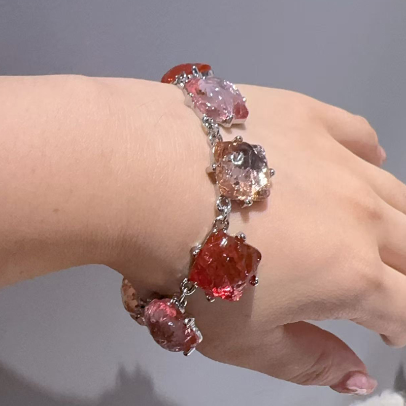 빈티지 핑크 참 브레이슬릿 천연석 여성용 사각 레진 골 - Women'S Accessories Trends 2026 리뷰 및 가격