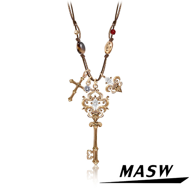 MASW 오리지널 디자인 빈티지 스타일 키 목걸이 여성 - Women'S Accessories Trends 2026 리뷰 및 가격