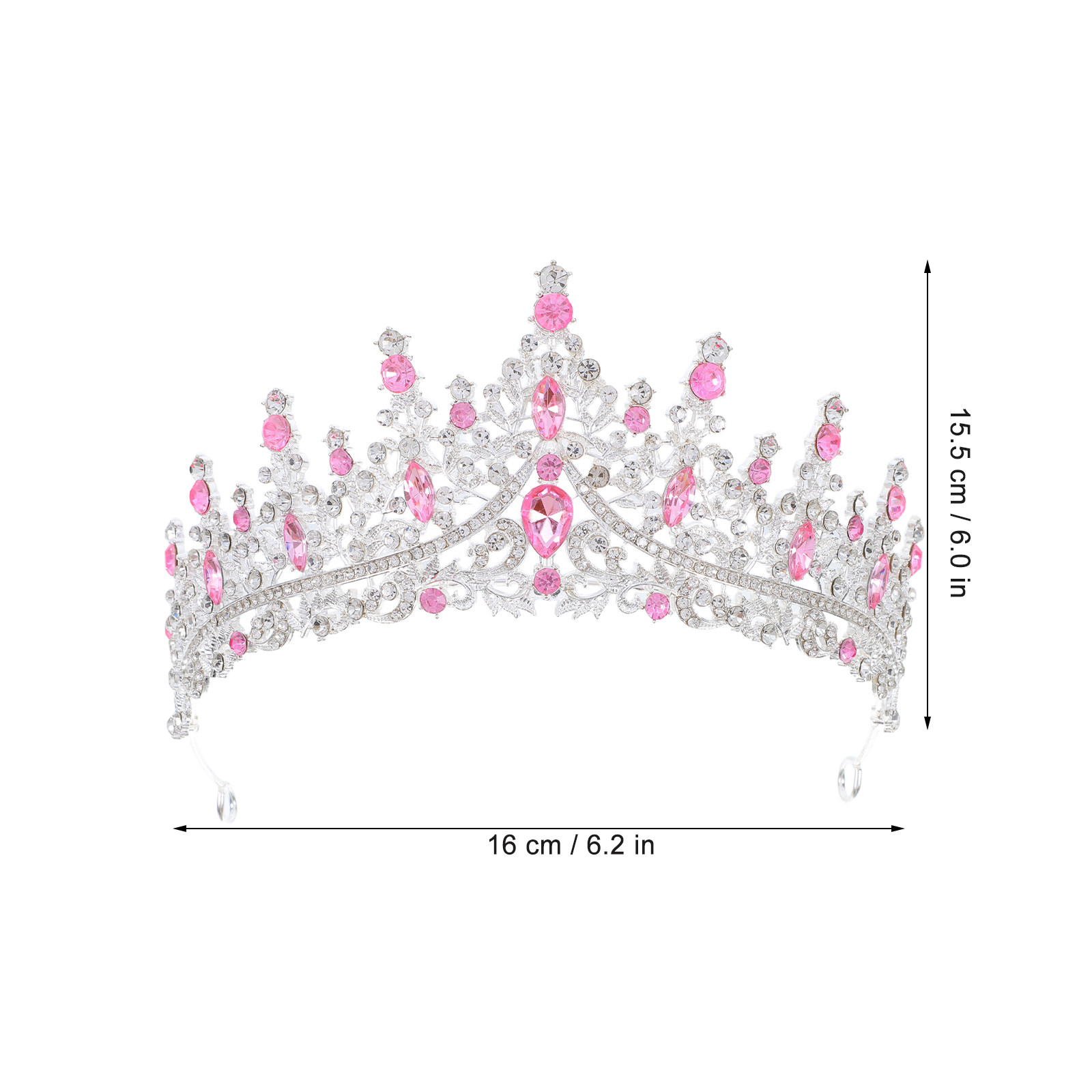 라인스톤 왕관 헤어 액세서리 생일 웨딩 파티 공연 신부 - Queen Accessories 리뷰 및 가격