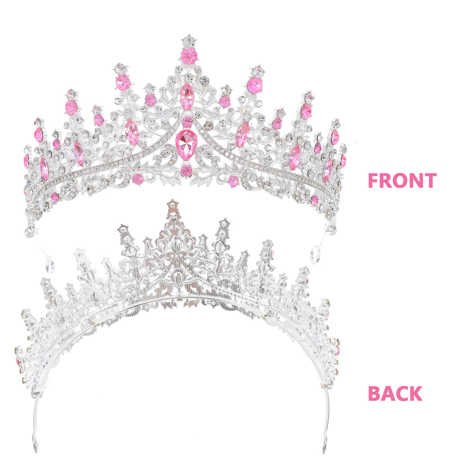 라인스톤 왕관 헤어 액세서리 생일 웨딩 파티 공연 신부 - Queen Accessories 리뷰 및 가격
