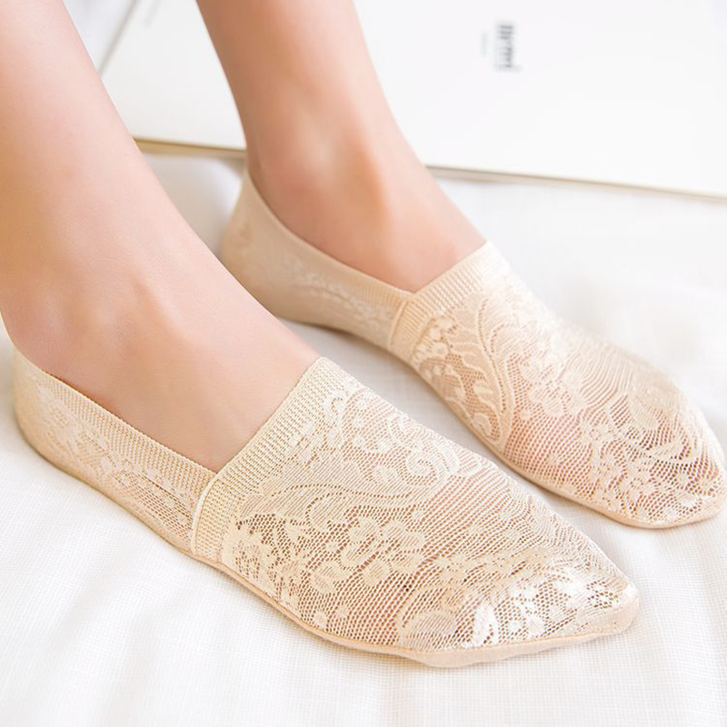 5 쌍 패션 여성 여자 여름 멋진 양말 스타일 레이스  - Women'S Ankle Accessories 리뷰 및 가격
